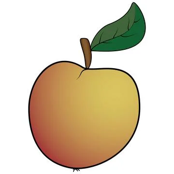 Apple leaf abstract Stock Illustration