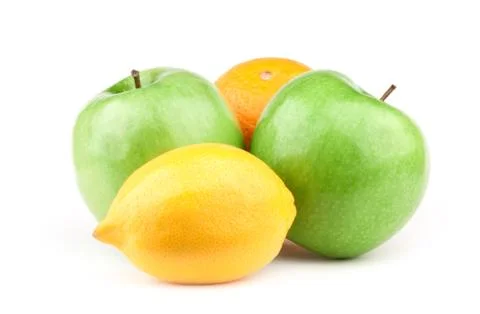Apple with lemon Foto stock