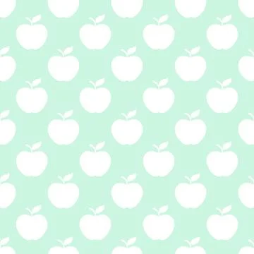Apple light seamless pattern background Stock Illustration
