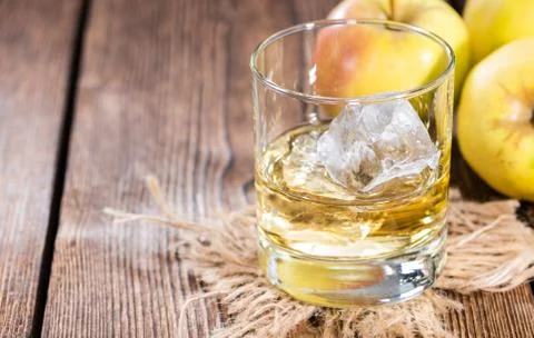 Apple liqueur Fotos Stock