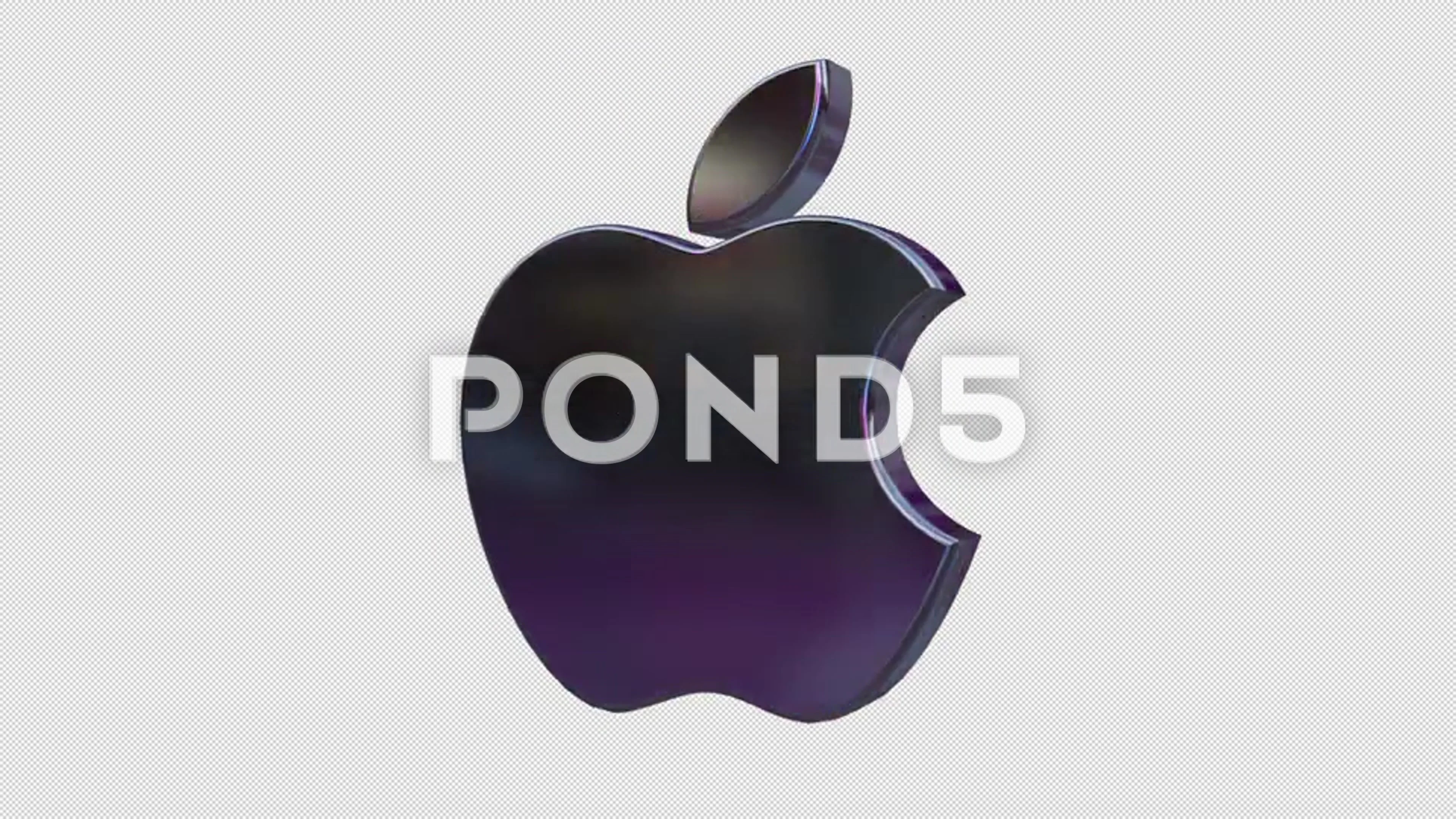 Download Apple Logo In 3D Silver Design Wallpaper | Wallpapers.com