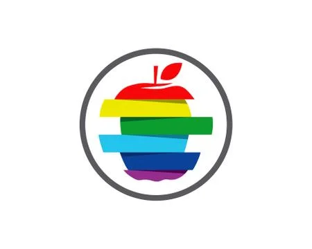 Apple logo and symbols vector illustration icons app.. Stock Illustration