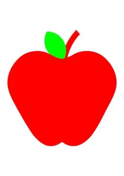 Apple Logo design Illustrazione stock