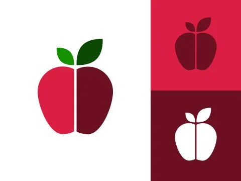Apple Logo Design Stock Illustration