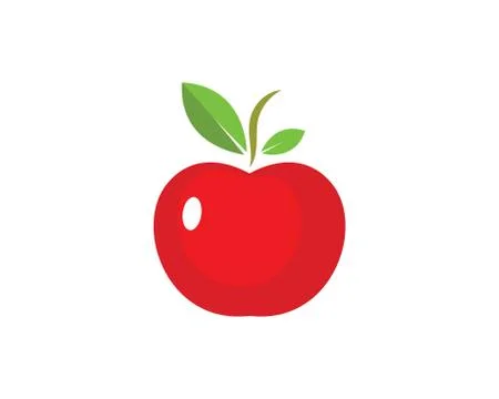 Apple logo icon vector illustration design Illustrazione stock