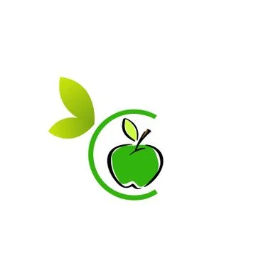 Apple Logo Stock Illustration