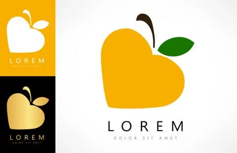Apple logo Stock Illustration