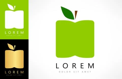 Apple logo Stock Illustration