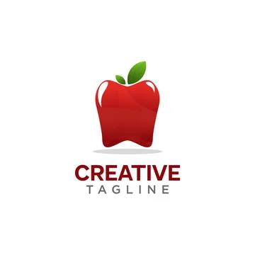 Apple logo Stock Illustration