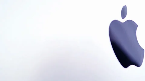Apple logo on iMac computer Stock Footage 37987303