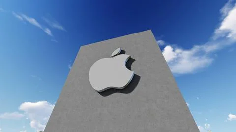 Apple logo Stock Photos