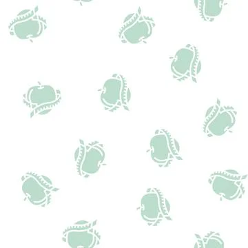Apple lose weight glyph vector seamless pattern 库存插图