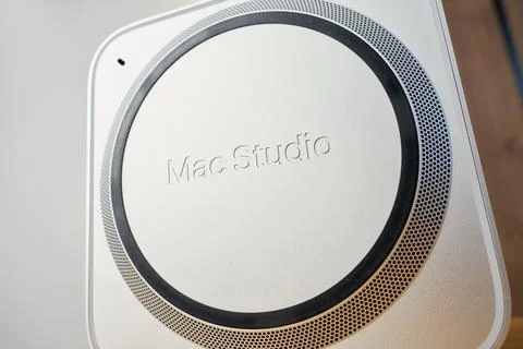 Apple Mac Studio desktop computer Stock Photos