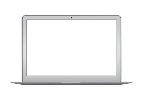 Apple MacBook Air notebook computer mockup イラスト素材