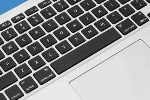 Apple MacBook Pro keyboard close up Mac Stock Photos