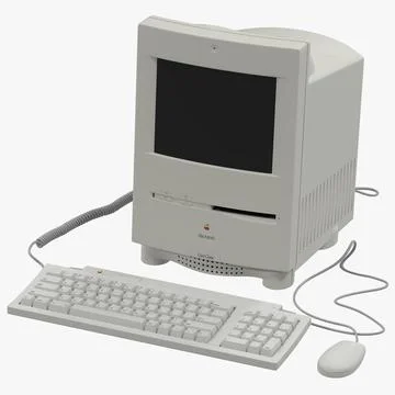3D Model: Apple Macintosh Color Classic Set #90656425