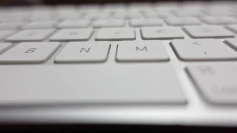Apple Magic Keyboard| Slow Motion 120 Fps Stock Footage 199654924