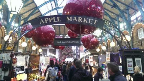 Apple Market Stock Photos