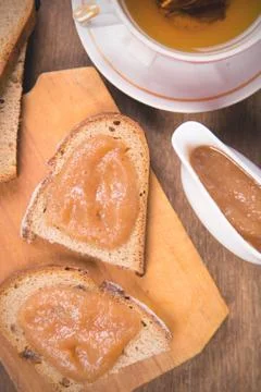 Apple  marmalade Stock Photos
