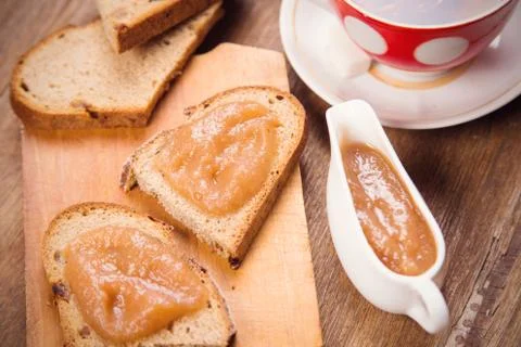 Apple  marmalade Stock Photos