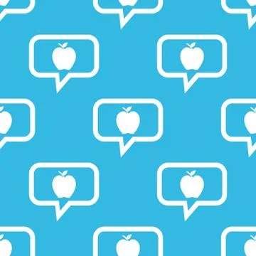 Apple message pattern Illustrazione stock