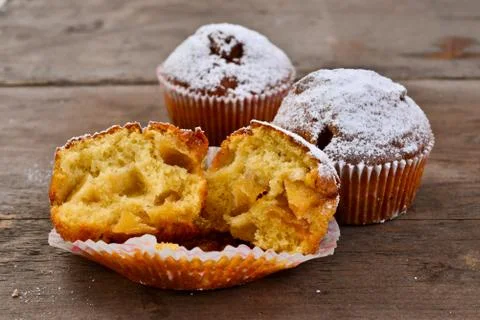 Apple muffin 写真素材