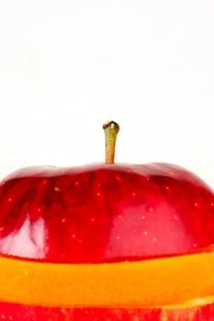 Apple orange Foto stock