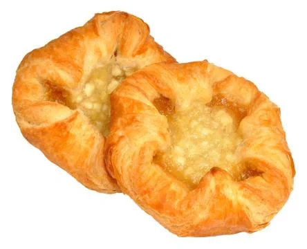 Apple Pastry Crowns Stock Photos