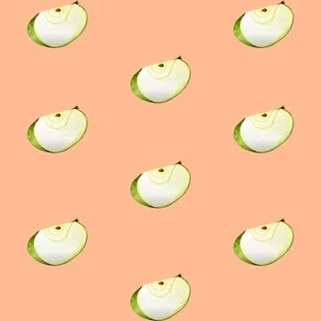 Apple pattern fuz Illustrazione stock