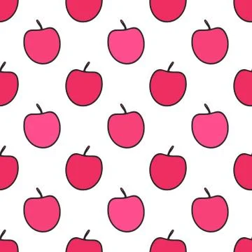 Apple pattern Stock Illustration