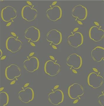 Apple Pattern Stock Illustration