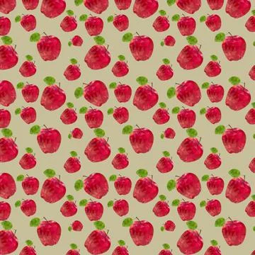 Apple pattern Stock Illustration