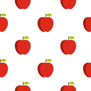 Apple pattern seamless 库存插图