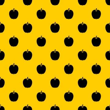 Apple pattern vector Stock Illustration