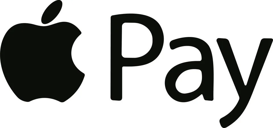 Apple pay Online payment methods icon logo. E-commerce payment button. Vect.. Stock Illustration