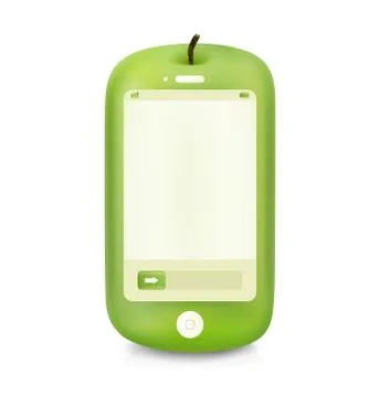 Apple phone Stock Illustration