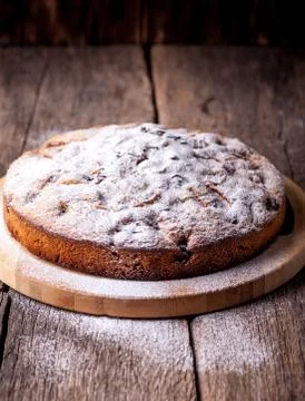 Apple pie and cherry Foto stock