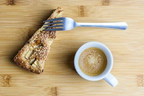 Apple pie and coffee Fotos de archivo