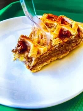 Apple pie background unit isolate Stock Photos