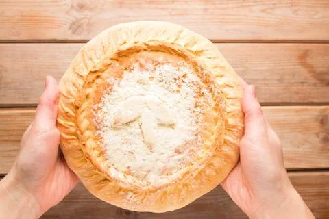 Apple pie cake Stock Photos