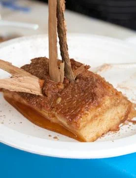Apple pie with cinnamon Foto stock
