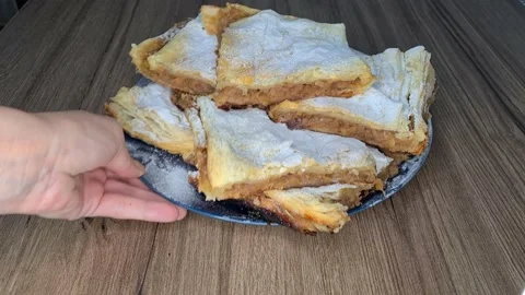 Apple Pie Display 스톡 동영상 171474541