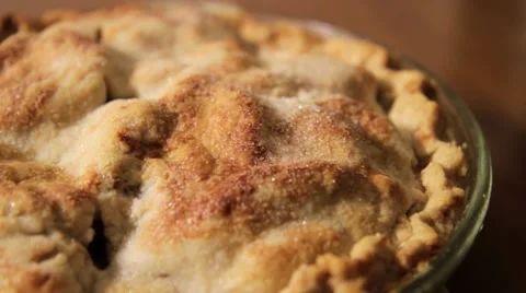 Apple Pie - Dolly Shot - Left to Right (MS) Stock-Footage 10317813