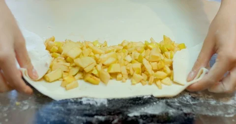 Apple pie Stock Footage 129398252