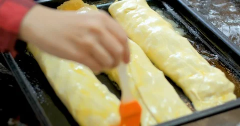 Apple pie Stock Footage 129398569