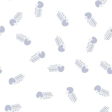 Apple pie glyph vector seamless pattern Illustrazione stock