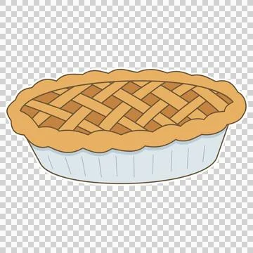 Apple pie Stock Illustration