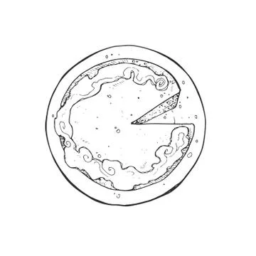 Apple pie isolated Stock Illustration