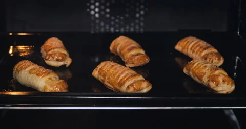 Apple Pie Oven Stock Footage 132360249