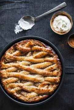 Apple pie Foto stock